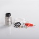 Authentic Digiflavor Drop V1.5 RDA Rebuilable Dripping Vape Atomizer w/ BF Pin - SS, Dual Coil Configuration, 24mm Diameter