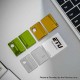 Authentic ETU Replacement Front + Back Cover Panel Plate for Dotaio Mini Pod System Kit - Green, PC