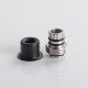 Authentic Dovpo x Suicide Mods Abyss AIO 60W Kit Replacement Drip Tip Pack - Black, 1 x Drip Tip Base, 3 x Mouthpiece