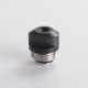 Authentic Dovpo x Suicide Mods Abyss AIO 60W Kit Replacement Drip Tip Pack - Black, 1 x Drip Tip Base, 3 x Mouthpiece