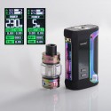 [Ships from Bonded Warehouse] Authentic SMOK Arcfox 230W TC VW Mod + TFV18 Sub Ohm Tank Kit - Prism Chrome, 5~230W, 2 x 18650