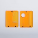 Authentic ETU Replacement Front + Back Cover Panel Plate for Dotaio Mini Pod System Kit - Translucent Yellow, PC