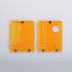 Authentic ETU Replacement Front + Back Cover Panel Plate for Dotaio Mini Vape Pod System Kit - Translucent Yellow, PC