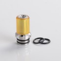 Authentic Auguse 510 Drip Tip for RBA / RTA / RDA Atomizer - Brown, Stainless Steel+ PEI, 19.5mm