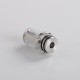 Authentic Auguse 510 Drip Tip for RBA / RTA / RDA Atomizer - Transparent, Stainless Steel+ PC, 19.5mm