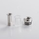 Authentic Auguse 510 Drip Tip for RBA / RTA / RDA Atomizer - Transparent, Stainless Steel+ PC, 19.5mm