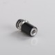 Authentic Auguse 510 Drip Tip for RBA / RTA / RDA Atomizer - Black, Stainless Steel+ PC, 19.5mm