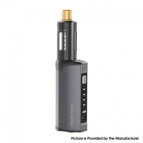 [Ships from Bonded Warehouse] Authentic Innokin Endura T22 Pro Pod Mod Kit - Steel Grey, 3000mAh, 4.5ml Endura T22 Pro Tank