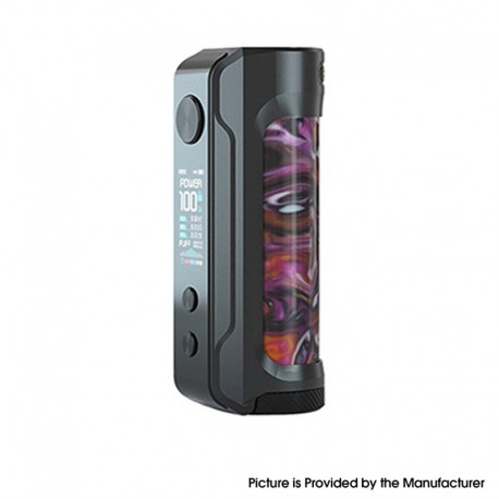 Authentic OBS Engine 100W VW Variable Wattage Box Mod - Gunmetal Puzzle Purple, 5~100W, 1 x 18650 / 20700 / 21700