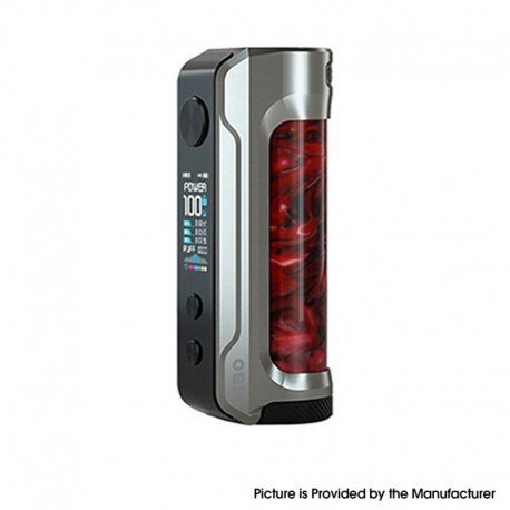 Authentic OBS Engine 100W VW Variable Wattage Box Mod - SS Ruby Red, 5~100W, 1 x 18650 / 20700 / 21700