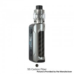 Authentic OBS Engine 100W VW Mod + Engine S Tank Mod Kit - SS Carbon Fiber, 5~100W, 1 x 18650 / 20700 / 21700, 6ml, 25.5mm