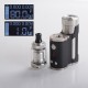 Authentic Mechlyfe x Fallout Vape x Mrjustright1 Paramour SBS Mod + XRP RTA Advanced Kit - Black Silver, 5~80W, 3.5ml, 24mm Dia