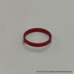 Authentic Auguse Era Pro RTA Replacement Decorative Ring - Red, Anodized Aluminum, 22mm Diameter (1 PC)