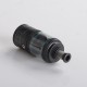 Authentic Auguse Era Pro RTA Rebuildable Tank Atomizer w/ Air Pin - Black, 4.0ml, 0.8 / 1.0 / 1.2mm, 22mm Diameter