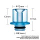 Authentic Reewape RS333 510 Drip Tip for RBA / RTA / RDA Atomizer - Translucent Blue, Acrylic (1 PC)