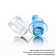 Authentic Reewape RS333 510 Drip Tip for RBA / RTA / RDA Atomizer - Transparent, Acrylic (1 PC)