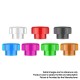 Authentic Reewape RS332 810 Drip Tip for RBA / RTA / RDA Atomizer - Red, Acrylic (1 PC)