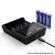 Authentic Xtar VC4S USB Charger for 18650, 20700, 21700, 26650 Battery - Black, 4-Slot