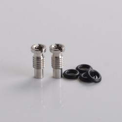 Authentic Auguse Era Pro RTA Replacement SS Airflow Pin Set - 1.8mm, 316 Stainless Steel (2 PCS)