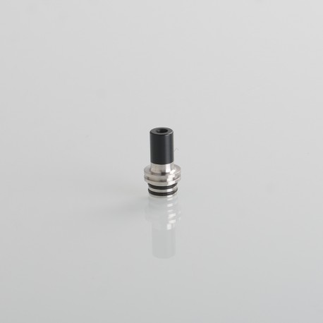 510 Drip Tip for RBA / RTA / RDA Atomizer - Silver + Black