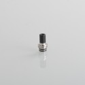 510 Drip Tip for RBA / RTA / RDA Atomizer - Silver + Black