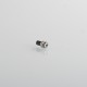 510 Drip Tip for RBA / RTA / RDA Atomizer - Silver + Black