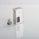 Authentic Vandy Vape Requiem BF Mechanical Vape Box Mod Kit - Craftsman (Silver), 1 x 18650, 6.0ml, 2.6ohm