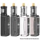 Authentic Innokin Coolfire Z80 Box Mod Kit with Zenith II Tank Atomizer - Leather Black, VW 6~80W, 1 x 18650, 5.5ml, 0.3/ 0.8ohm