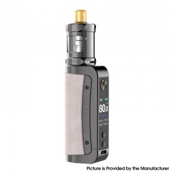 [Ships from Bonded Warehouse] Authentic Innokin Coolfire Z80 Box Mod Kit with Zenith II Tank Atomizer - Cloudy Grey, VW 6~80W