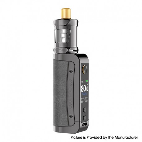 [Ships from Bonded Warehouse] Authentic Innokin Coolfire Z80 Box Mod Kit with Zenith II Tank Atomizer - Ash Grey, VW 6~80W