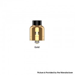 Authentic Digi Drop Solo RDA V1.5 Rebuildable Dripping Atomizer - Gold, DL / RDL, BF Pin, 22mm Diameter