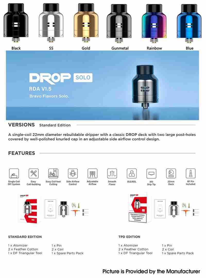 Digiflaor Drop Solo RDA V1.5