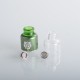 Authentic Damn Vape Mongrel RDA Rebuildable Dripping Vape Atomizer - Green, 25.4mm / 26mm, with Spare Top Cap, Subway Edition