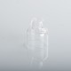 Authentic Damn Vape Mongrel RDA Rebuildable Dripping Vape Atomizer - Red, 25.4mm / 26mm, with Spare Top Cap, Subway Edition