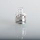 Authentic Damn Vape Mongrel RDA Rebuildable Dripping Vape Atomizer - Red, 25.4mm / 26mm, with Spare Top Cap, Subway Edition
