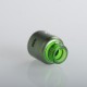 Authentic Damn Vape Mongrel RDA Rebuildable Dripping Vape Atomizer - Green, 25.4mm / 26mm, with Spare Top Cap, Subway Edition