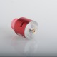 Authentic Damn Vape Mongrel RDA Rebuildable Dripping Vape Atomizer - Red, 25.4mm / 26mm, with Spare Top Cap, Subway Edition