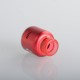 Authentic Damn Vape Mongrel RDA Rebuildable Dripping Vape Atomizer - Red, 25.4mm / 26mm, with Spare Top Cap, Subway Edition