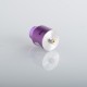 Authentic Damn Vape Mongrel RDA Rebuildable Dripping Vape Atomizer - Purple, 25.4mm / 26mm, with Spare Top Cap, Subway Edition