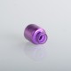 Authentic Damn Vape Mongrel RDA Rebuildable Dripping Vape Atomizer - Purple, 25.4mm / 26mm, with Spare Top Cap, Subway Edition