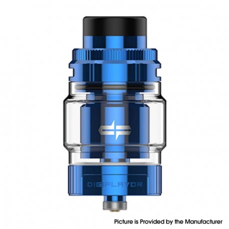 Authentic Digi Torch RTA Atomizer - Blue, 5.5ml, RGB Breathing Light, 26mm Diameter