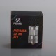 Authentic Phevanda A2 RDL RTA Rebuildable Tank Vape Atomizer - Silver, 4.0ml, 23mm Diameter