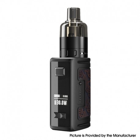 Authentic Vapefly Galaxies 30W VW Box Mod with Galaxies Air Tank Atomizer Kit - Black Brown, 5~30W, 950mAh 2ml