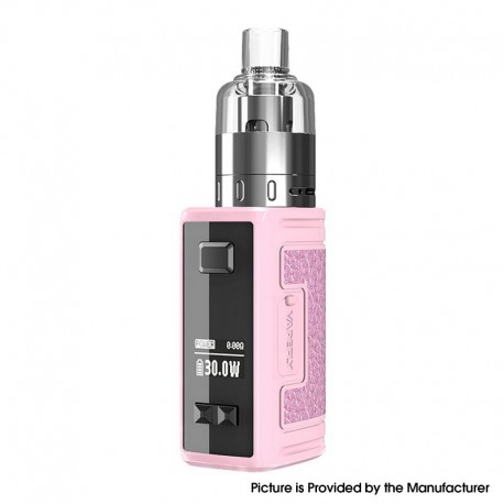 Authentic Vapefly Galaxies 30W VW Box Mod with Galaxies Air Tank Atomizer Kit - Pink, 5~30W, 950mAh 2ml