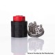 [Ships from Bonded Warehouse] Authentic Wotofo SRPNT RDA Rebuildable Dripping Atomizer w/ Squonk Pin - Silver, 24mm