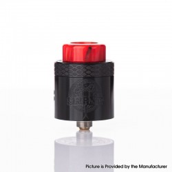 Authentic Wotofo SRPNT RDA Rebuildable Dripping Atomizer w/ Squonk Pin - Black, 24mm Diameter