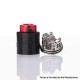 Authentic Wotofo SRPNT RDA Rebuildable Dripping Atomizer w/ Squonk Pin - Black, 24mm Diameter