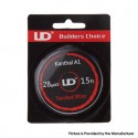 [Ships from Bonded Warehouse] Authentic YouDe UD Twisted Kanthal A1 Triple Twisted Wire - 0.3mm x 3 / 28AWG x 3, 15ft (5m)