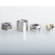 Authentic Vandy Vape Rath RDA Rebuildable Dripping Vape Atomizer - SS, Single / Dual Coil Configuration, 0.33ohm, 24mm Diameter