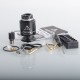 Authentic ThunderHead Creations THC Artemis V1.5 RDTA Rebuildable Dripping Tank Atomizer - Silver Black, 2.0/4.0ml, 24mm, BF Pin